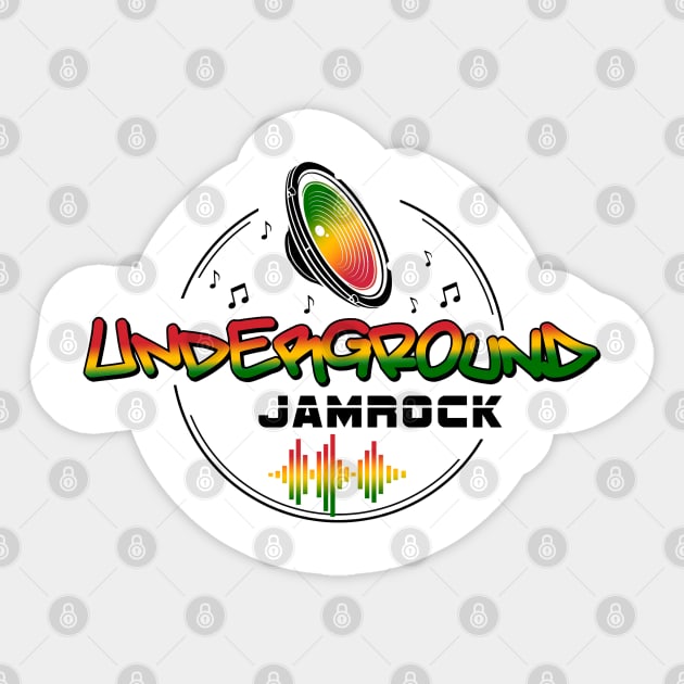 Underground Jamrock Sticker by Andreeastore  